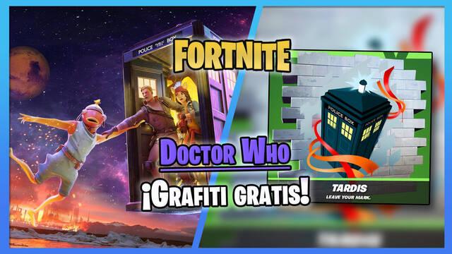 Doctor Who en Fortnite: Consigue el grafiti de la TARDIS gratis
