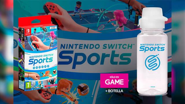 Nintendo Switch Sports en GAME con regalo de botella para el agua con tu reserva