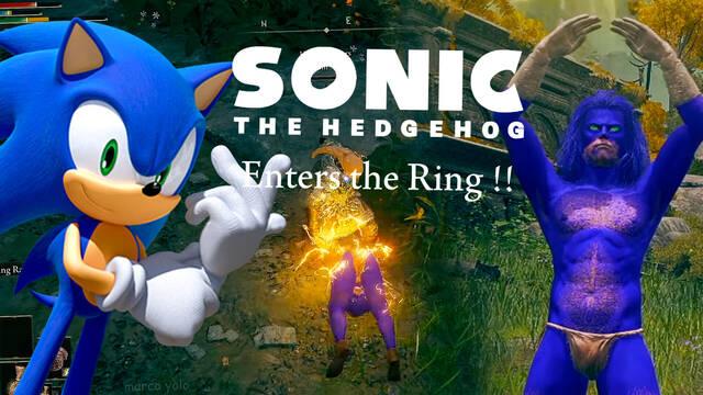 Sonic llega a Elden Ring con una disparatada build que se ha puesto de moda.