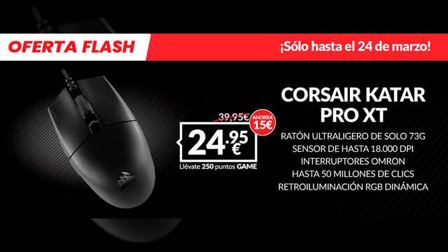 Rat�n Corsair Katar Pro XT de oferta en GAME por tiempo limitado