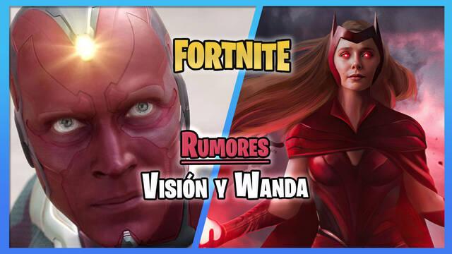 Fortnite: Posibles skins de Visión y Wanda
