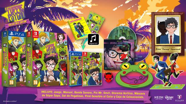 Yuppie Psycho, en f�sico y coleccionista para PS4 y Switch