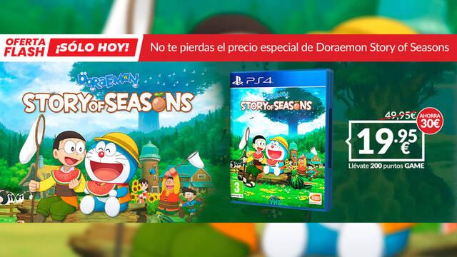 Doraemon Story of Seasons de oferta flash en GAME solo hoy