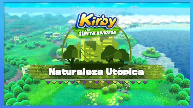 Naturaleza Utópica en Kirby y la tierra olvidada: Waddle Dees y fases - Kirby y la tierra olvidada