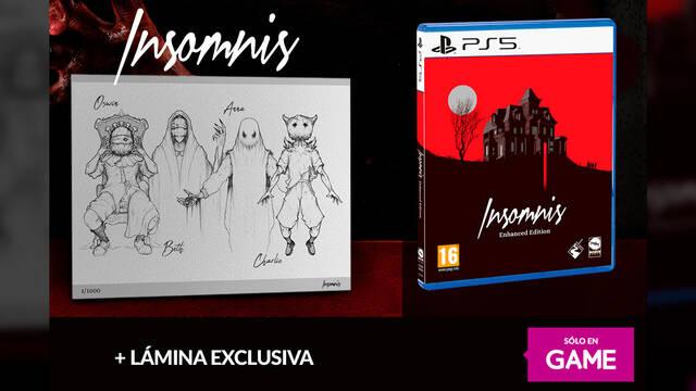 Reserva Insomnis para PS5 en GAME y ll�vate una l�mina gratis