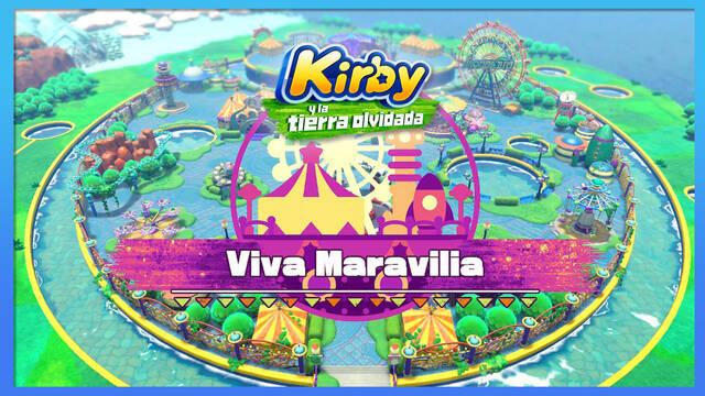 Viva Maravilia en Kirby y la tierra olvidada: Waddle Dees y fases - Kirby y la tierra olvidada