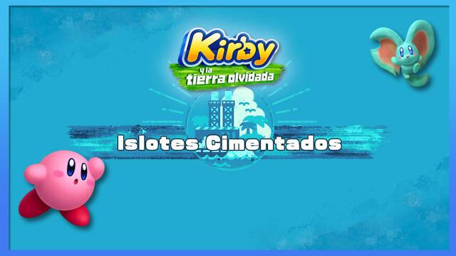 Islotes Cimentados en Kirby y la tierra olvidada: Waddle Dees y misiones - Kirby y la tierra olvidada