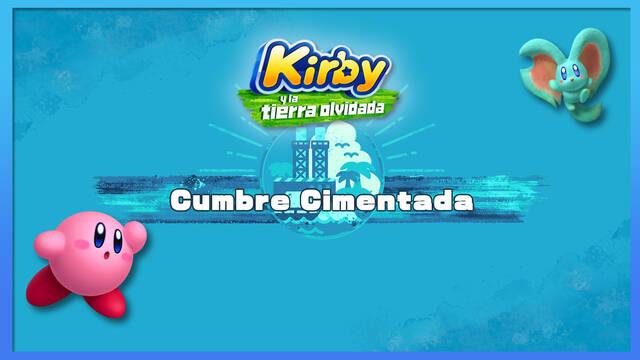 Cumbre Cimentada en Kirby y la tierra olvidada: Waddle Dees y misiones - Kirby y la tierra olvidada