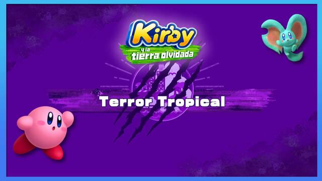 Terror Tropical en Kirby y la tierra olvidada: Waddle Dees y misiones - Kirby y la tierra olvidada