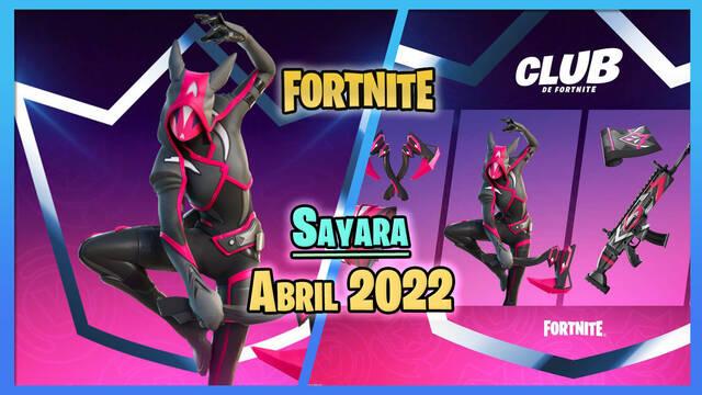 Club de Fortnite (abril 2022): Skin de Sayara y todos los detalles