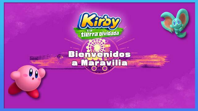 Bienvenidos a Maravilia en Kirby y la tierra olvidada: Waddle Dees y misiones - Kirby y la tierra olvidada