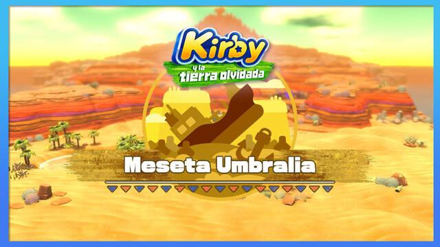 Meseta Umbralia en Kirby y la tierra olvidada: Waddle Dees y fases - Kirby y la tierra olvidada