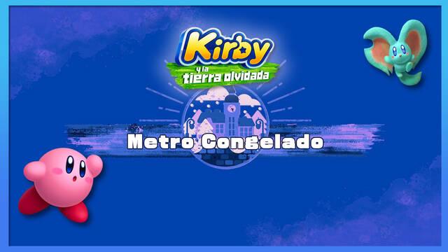 Metro Congelado en Kirby y la tierra olvidada: Waddle Dees y misiones - Kirby y la tierra olvidada