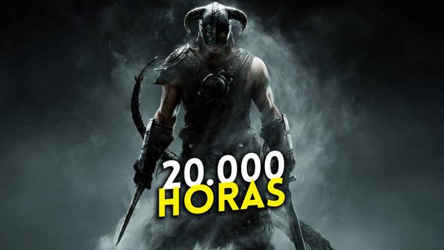 Invierte cerca de 20.000 horas a Skyrim y a�n no lo ha completado