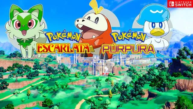 Pokémon Escarlata y Púrpura: Tráiler de los iniciales (DLC)