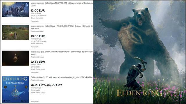 Elden Ring runas a la venta en eBay