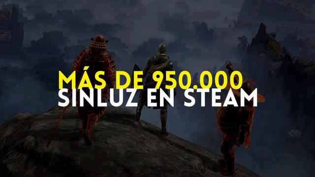 Elden Ring supera los 950.000 jugadores simultáneos en Steam.