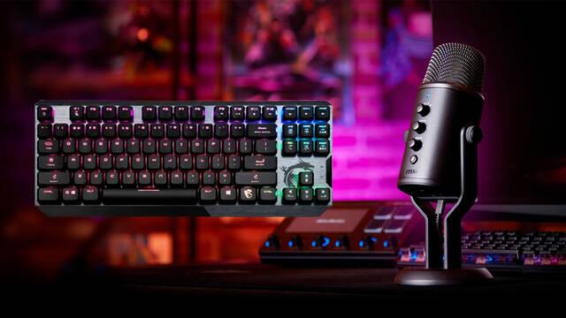 Teclado y micr�fono MSI