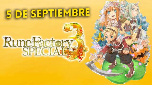 Rune Factory 3 Special llegar� el 5 de septiembre a Switch y PC