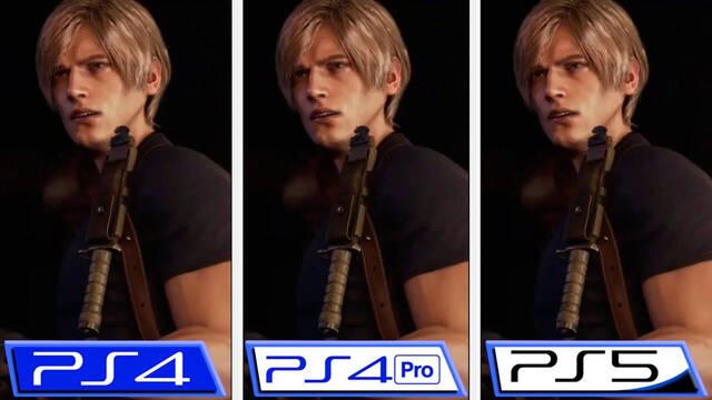 Comparativa de la demo de Resident Evil 4 Remake en PS4 y PS5