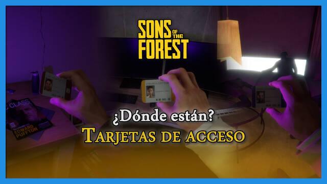 Sons of the Forest: Dónde encontrar las tarjetas de acceso (Localización) - Sons of the Forest