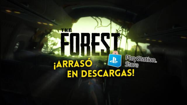 The Forest arrasó en descargas de PS4 en febrero