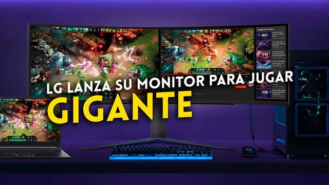 Así es el nuevo monitor gigante para jugar de LG