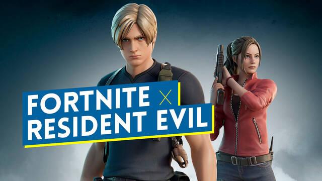 Leon y Claire de Resident Evil en Fortnite ya disponibles