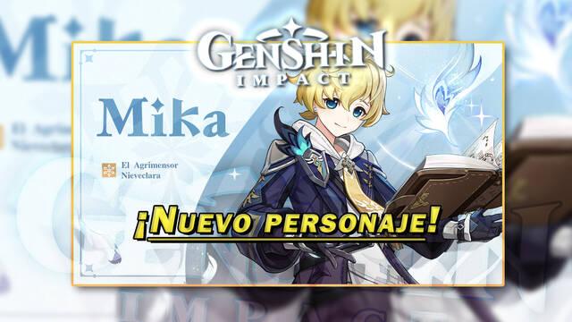 Genshin Impact Nuevo personaje Mika: Tr�iler, habilidades y detalles