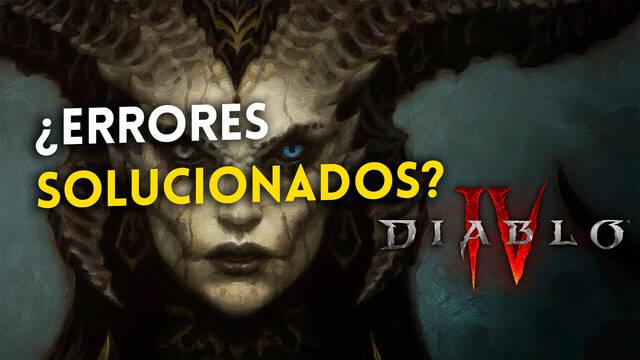 El fin de los errores de la beta de Diablo 4