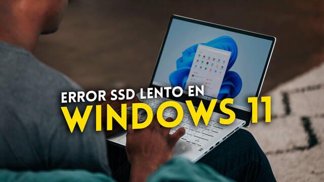 Error con el SSD de Windows 11