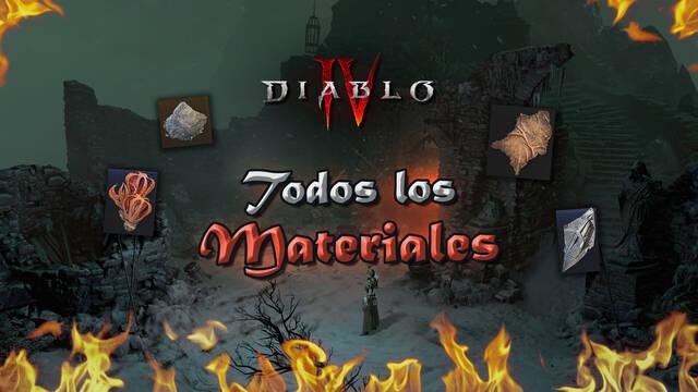 Diablo 4: TODOS los tipos de materiales y c�mo conseguirlos - Diablo 4