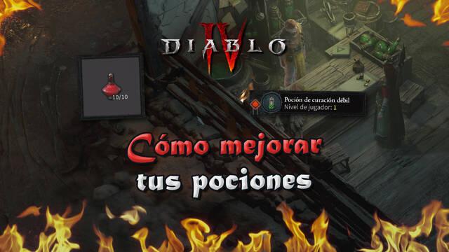 Diablo 4: Cómo mejorar las pociones de salud y aumentar la cantidad máxima - Diablo 4