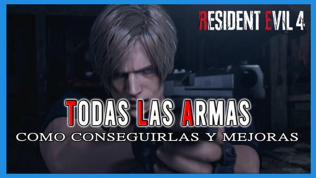 Resident Evil 4 Remake: TODAS las armas y cómo conseguirlas - Resident Evil 4 Remake