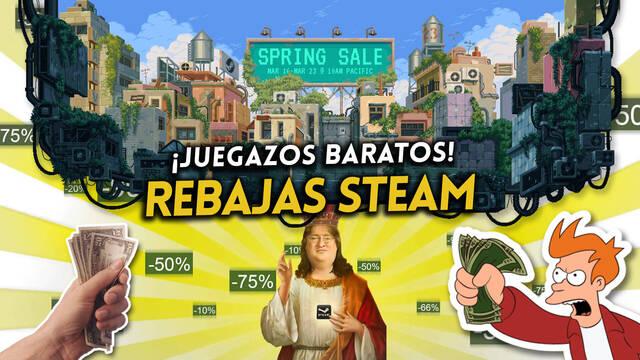 Mejores juegos baratos rebajas primavera Steam
