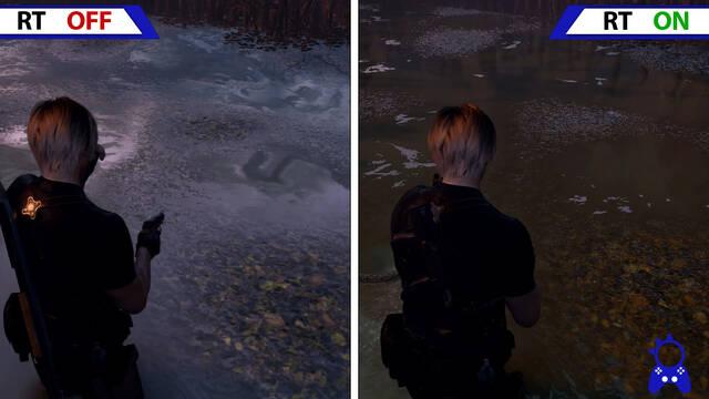 Un nuevo vídeo compara cómo se ve Resident Evil 4 Remake con y sin trazado de rayos