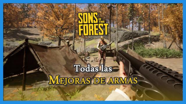 Sons of the Forest: TODOS los accesorios y mejoras para armas (Localización) - Sons of the Forest