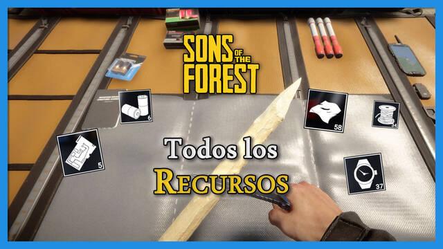 Sons of the Forest: TODOS los recursos, usos y cómo conseguirlos - Sons of the Forest