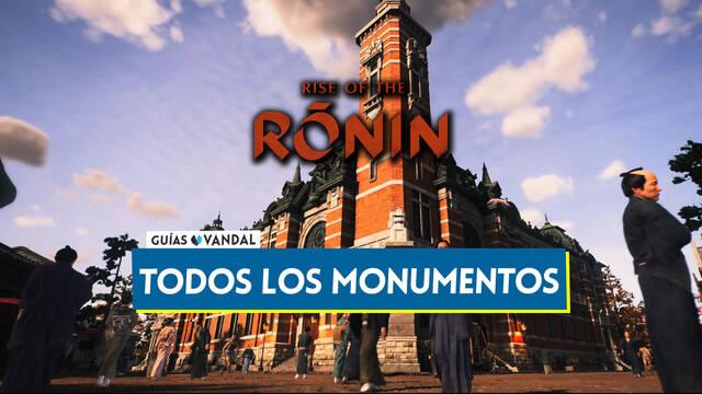 Monumentos de Rise of the Ronin: TODOS los puntos de referencia - Localizaci�n - Rise of the Ronin