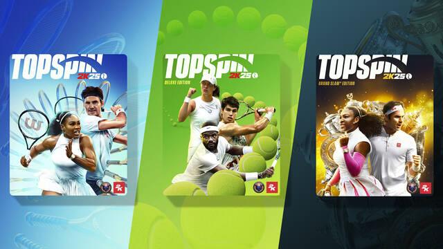 Top Spin 2K25: Fecha de lanzamiento, ediciones y gameplay