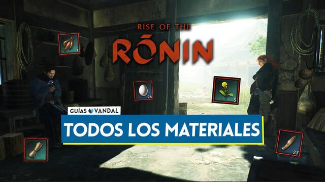Rise of the Ronin: TODOS los materiales y c�mo conseguirlos - Rise of the Ronin