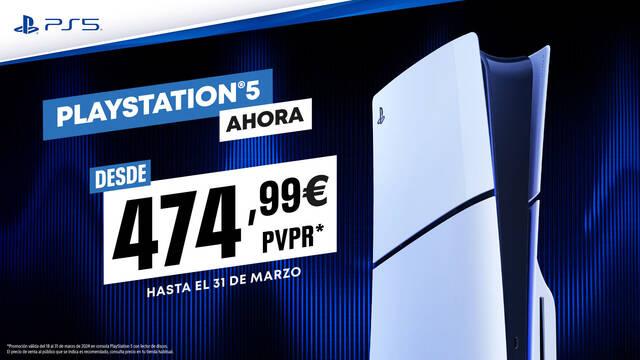 PS5 baja su precio oficial de su modelo con lector de discos, pero sólo por tiempo limitado