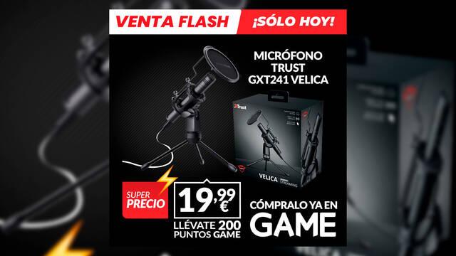 MICR�FONO STREAMING USB TRUST GXT241 VELICA oferta GAME s�lo hoy por tiempo limitado
