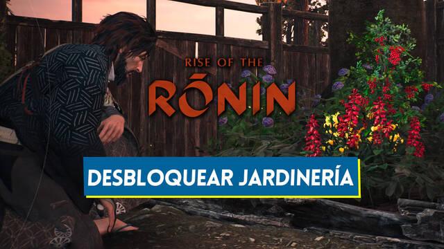 Rise of the Ronin: C�mo desbloquear la jardiner�a para cultivar materiales - Rise of the Ronin