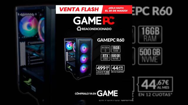 PC sobremesa GAME de oferta por tiempo limitado