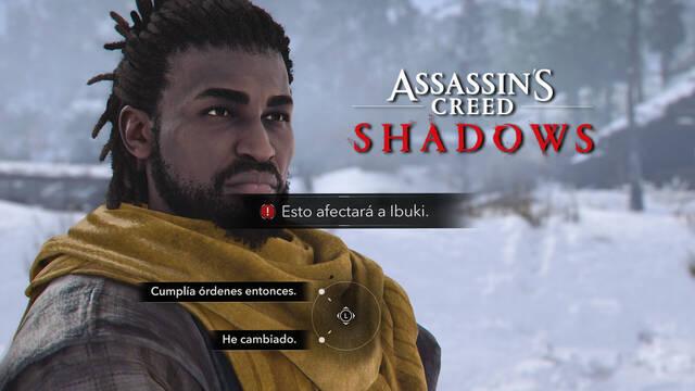 Assassins Creed Shadows - Cuidado con activar el modo can�nico, te perder�s ciertos contenidos jugables