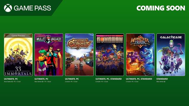 Anunciados los primeros juegos que llegarán a Xbox Game Pass en marzo