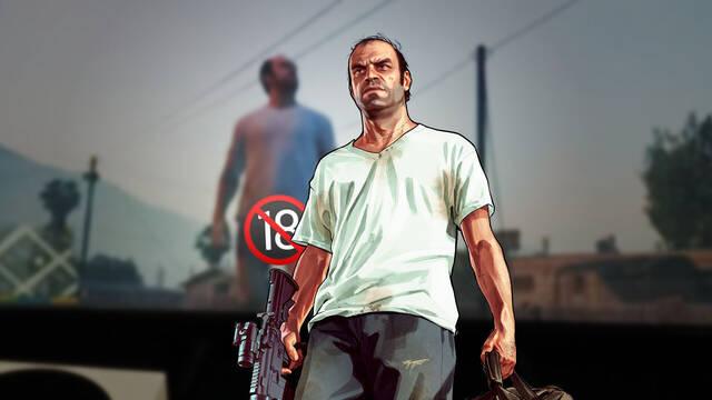 Un 'bug' de Grand Theft Auto 5 muestra a Trevor con sus verg�enzas al aire