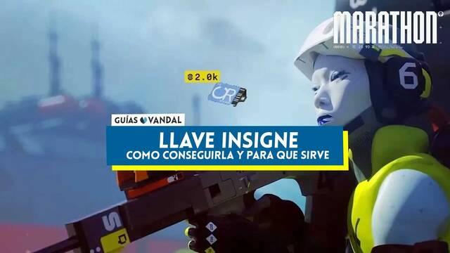 Llave Insigne en Marathon: c�mo conseguirla y para qu� sirve - Marathon