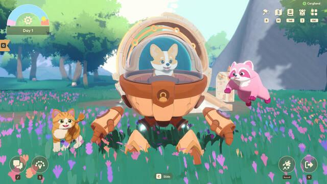 Un juego de supervivencia con perretes y mechas: así es Animalkind, que sale este mes en Steam